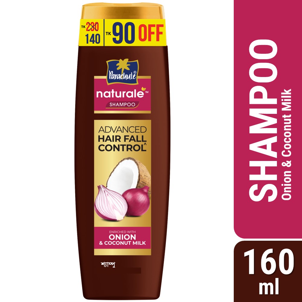 Parachute Naturale Shampoo Onion Hair Fall Control 160 ml